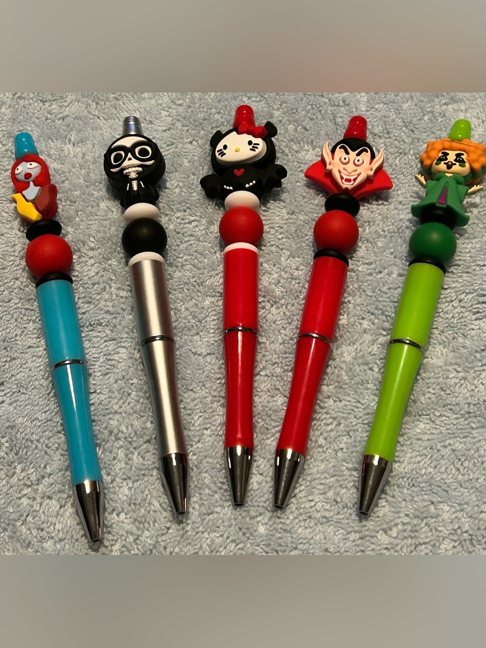HANDCRAFTED SPOOKY HALLOWEEN PENS/BLACK INK/CHOOSE ONE!